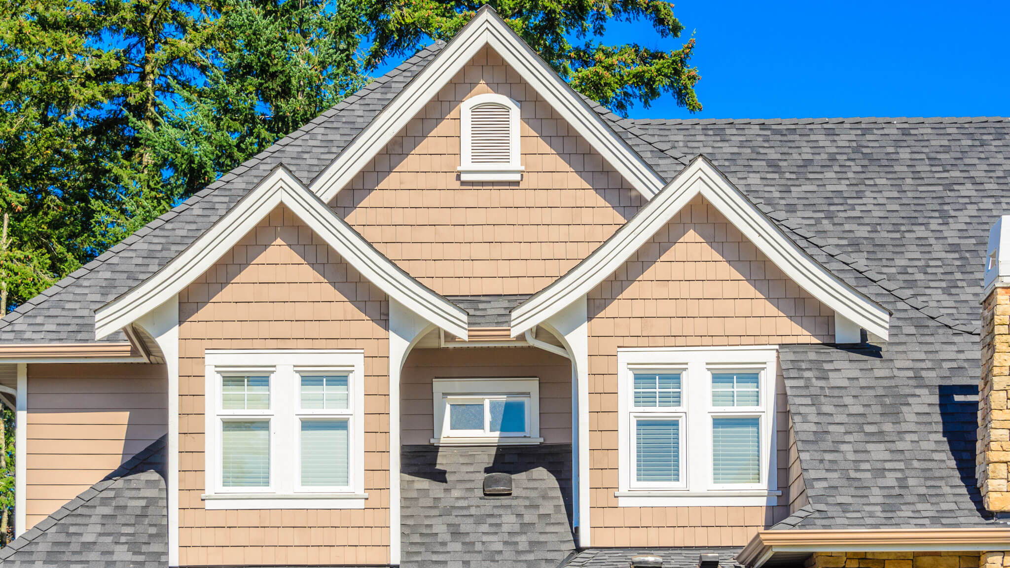 The Roof Of The House With Nice Window